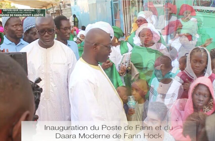  Inauguration du Poste de Santé et du Daara Moderne de Fann Hock, Par Mr Le Maire Palla Samb