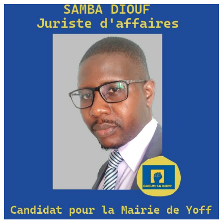  Samba Diouf Candidat Gueum sa Bopp Yoff Absence de bilan du maire sortant Abdoulaye diouf Sarr.