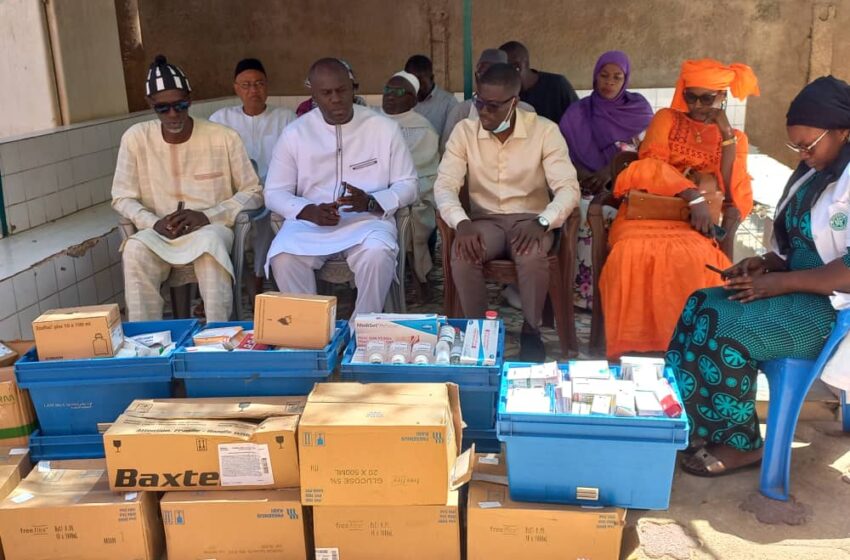  DON DE MEDICAMENTS D’UNE VALEUR SE 3 MILLIONS CFA Urgence sanitaire Sénégal (U2s) vole aux secours du poste de santé Municipal 2.