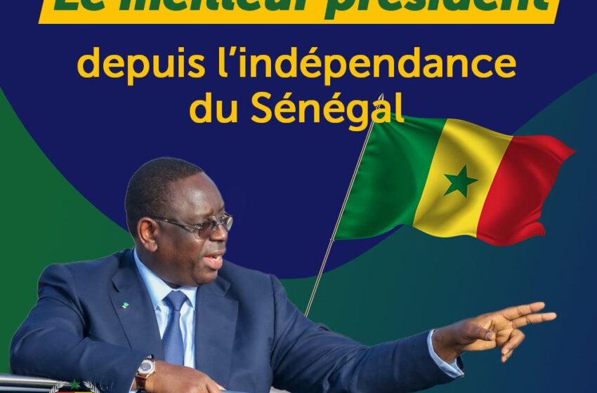  Pr Macky sall meilleur Président depuis l’indépendance du Sénégal…