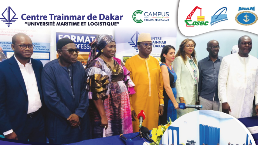  UNIVERSITÉ MARITIME ET LOGISTIQUE: Le Centre Trainmar de Dakar lance deux filières pour le développement économique