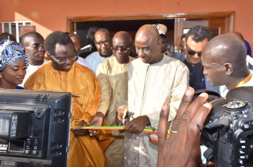  SANDIARA: Mr le Ministre Mamadou Talla, a procédé à l’inauguration de l’hôtel de ville de Sandiara