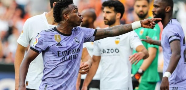  Vinicius Jr. (Real Madrid) réagit après avoir été pris à partie à Valence : « Le racisme est normal en Liga »