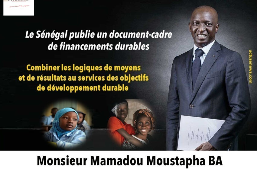  Le Sénégal publie un document-cadre de financements durables ( MFB )