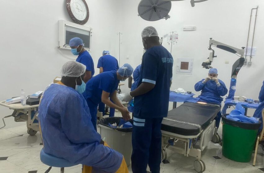  District sanitaire de Yeumbeul 430 patients de la cataracte opérés en 2 jours