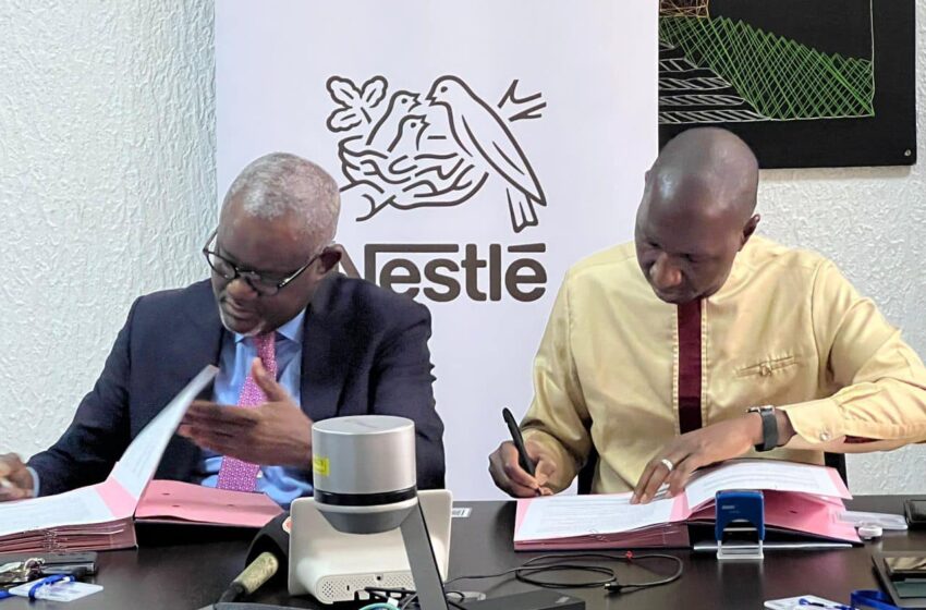  Environnement : Nestlé Sénégal s’engage avec la SONAGED pour le recyclage des déchets plastiques