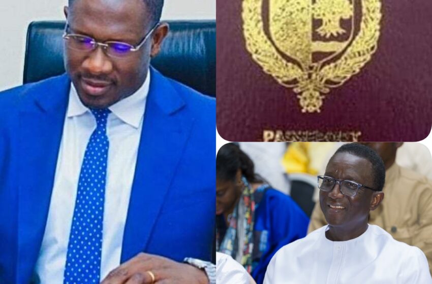  MINISTRE MOÏSE SARRA: Allongement de la durée de validité du passeport de 5 à 10 ans: Amadou BA s’engage….