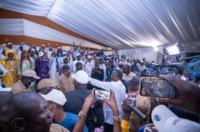  6 ème jour de campagne : Mamour DIALLO offre un accueil royal à Amadou BA à Louga