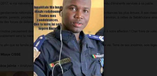  Louga : Un gendarme meurt dans un accident de la circulation